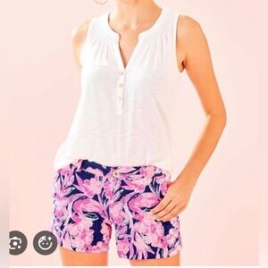 Lilly Pulitzer Pink Floral Women's Shorts